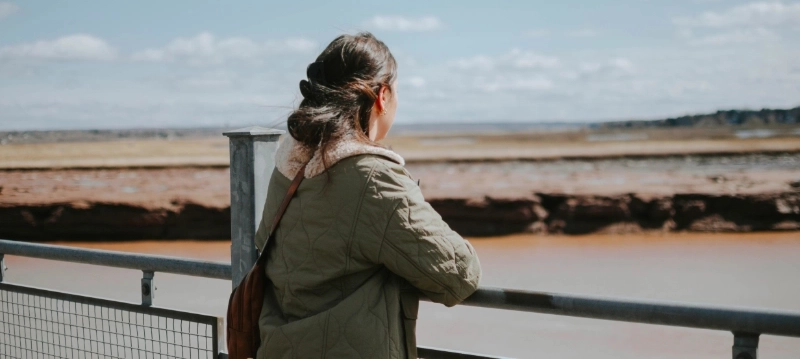 Jessie on the boardwalk